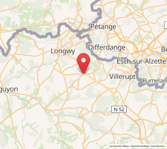 Map of Villers-la-Montagne, Grand Est