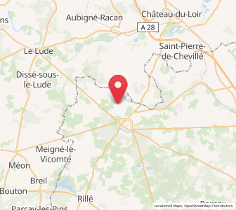 Map of Villiers-au-Bouin, Centre