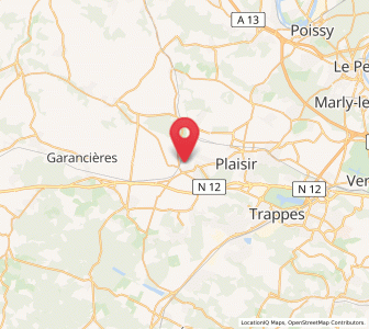 Map of Villiers-Saint-Fréderic, Île-de-France