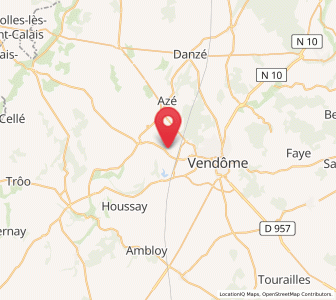 Map of Villiers-sur-Loir, Centre