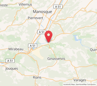 Map of Vinon-sur-Verdon, Provence-Alpes-Côte d'Azur
