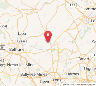 Map of Violaines, Hauts-de-France