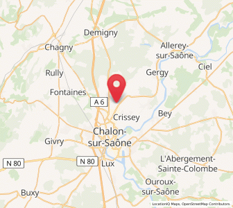 Map of Virey-le-Grand, Bourgogne-Franche-Comté