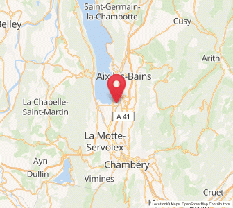 Map of Viviers-du-Lac, Auvergne-Rhône-Alpes