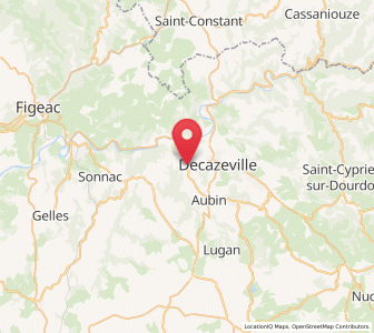 Map of Viviez, Occitanie