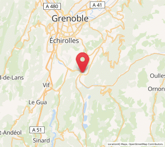 Map of Vizille, Auvergne-Rhône-Alpes