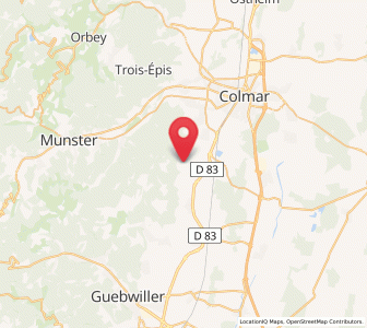 Map of Vœgtlinshoffen, Grand Est