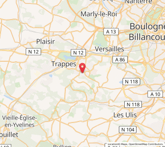 Map of Voisins-le-Bretonneux, Île-de-France