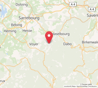 Map of Walscheid, Grand Est