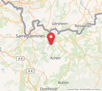 Map of Wiesviller, Grand Est