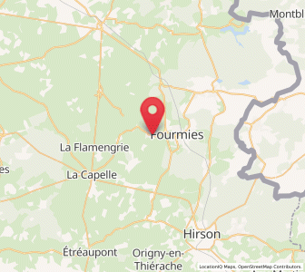 Map of Wignehies, Hauts-de-France