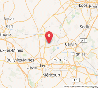 Map of Wingles, Hauts-de-France