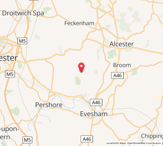 Map of Ab Lench, EnglandEngland