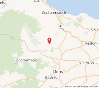 Map of Abbey Saint Bathans, ScotlandScotland