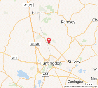 Map of Abbots Ripton, EnglandEngland