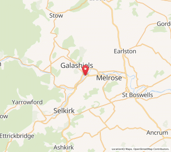 Map of Abbotsford, ScotlandScotland