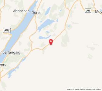 Map of Aberarder, ScotlandScotland