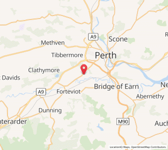 Map of Aberdalgie, ScotlandScotland