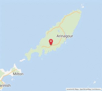 Map of Acha, ScotlandScotland