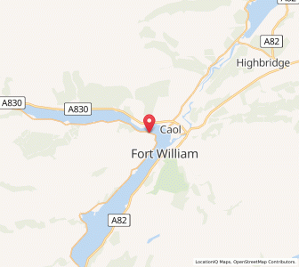 Map of Achaphubuil, ScotlandScotland