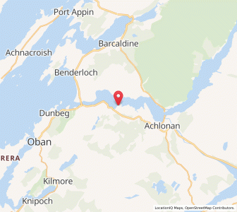 Map of Achnacloich, ScotlandScotland