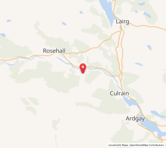 Map of Achnahanat, ScotlandScotland