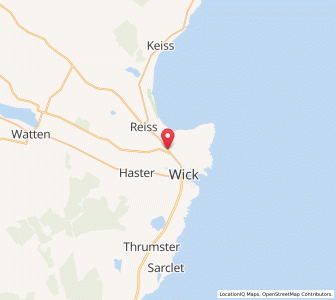 Map of Ackergill, ScotlandScotland