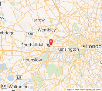 Map of Acton, EnglandEngland