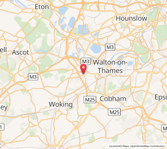 Map of Addlestone, EnglandEngland