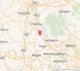 Map of Adlington, EnglandEngland