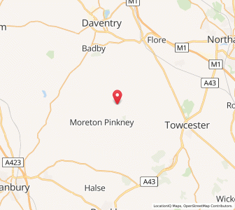 Map of Adstone, EnglandEngland
