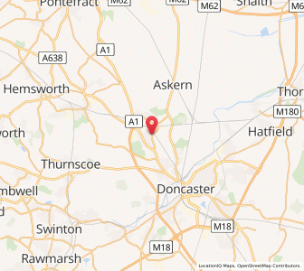 Map of Adwick le Street, EnglandEngland