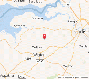 Map of Aikton, EnglandEngland