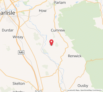 Map of Ainstable, EnglandEngland