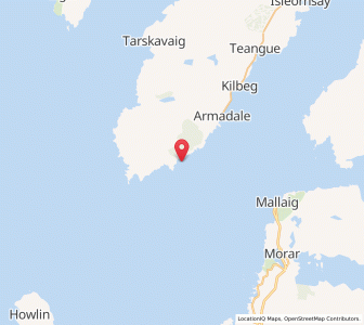 Map of Aird of Sleat, ScotlandScotland