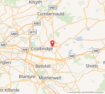Map of Airdrie, ScotlandScotland
