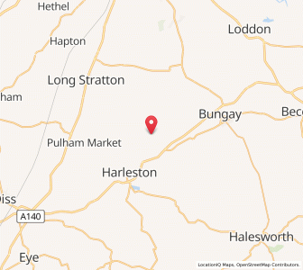 Map of Alburgh, EnglandEngland