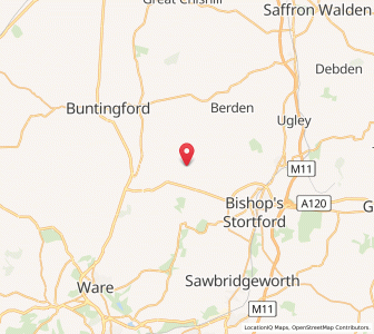 Map of Albury, EnglandEngland