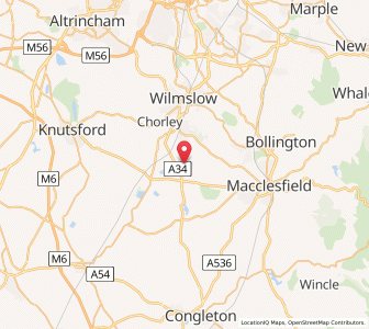 Map of Alderley Park, EnglandEngland