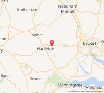 Map of Aldham, EnglandEngland
