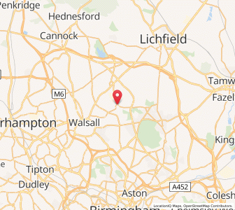 Map of Aldridge, EnglandEngland