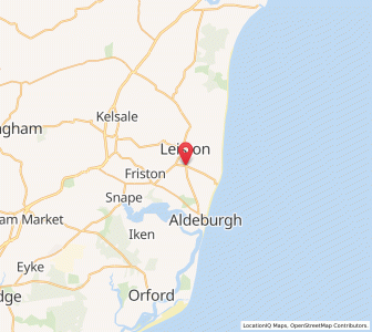 Map of Aldringham, EnglandEngland