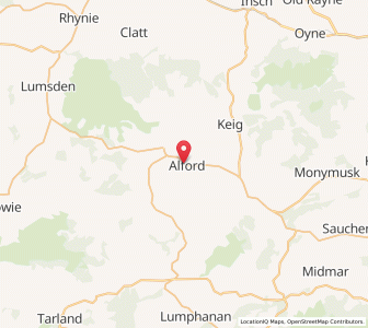 Map of Alford, ScotlandScotland