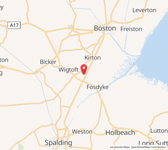 Map of Algarkirk, EnglandEngland