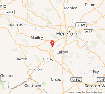 Map of Allensmore, EnglandEngland