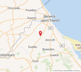 Map of Allerdean, EnglandEngland