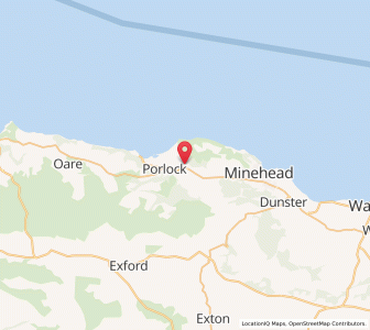 Map of Allerford, EnglandEngland