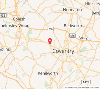 Map of Allesley, EnglandEngland