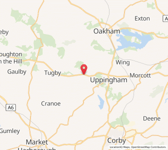 Map of Allexton, EnglandEngland