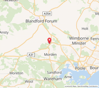 Map of Almer, EnglandEngland